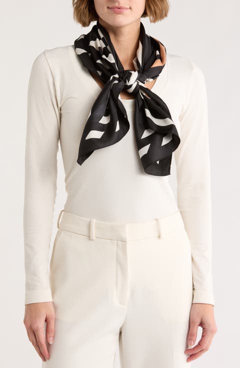 Diamond Geometric Square Scarf