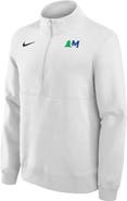 Nike Men's Nike White Minnesota Timberwolves Club Fleece Half-Zip Top