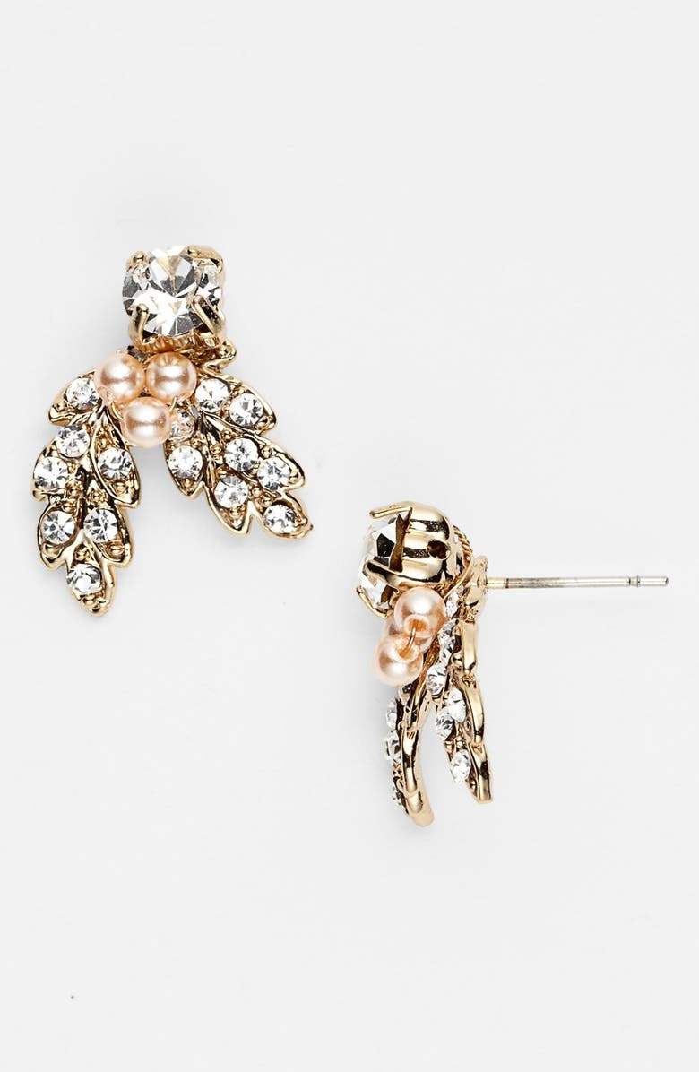 Nina 'Abbey' Cluster Stud Earrings, Main, color, 
