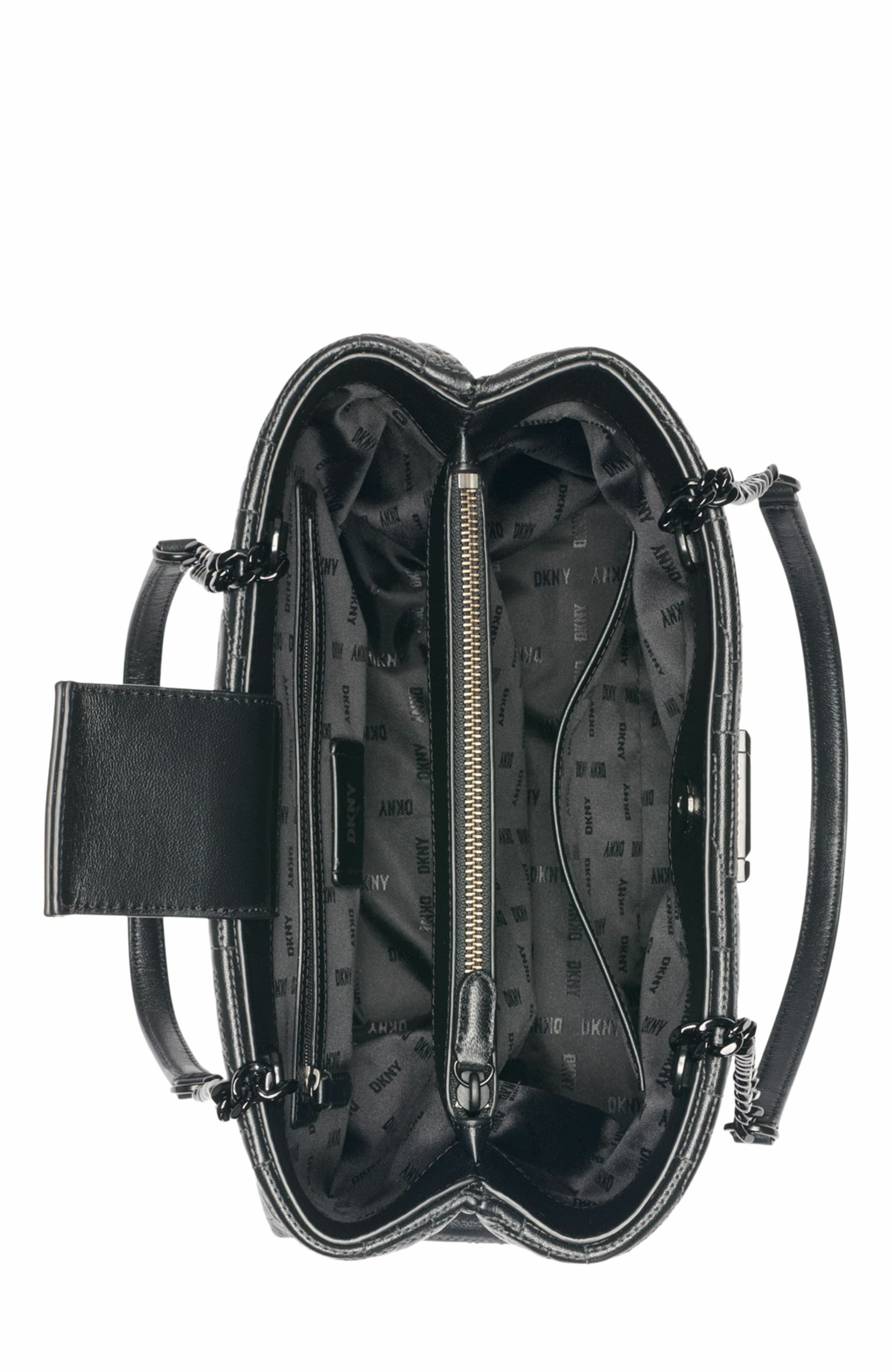 DKNY Delanie Tote Bag, Alternate, color, Blk/Black