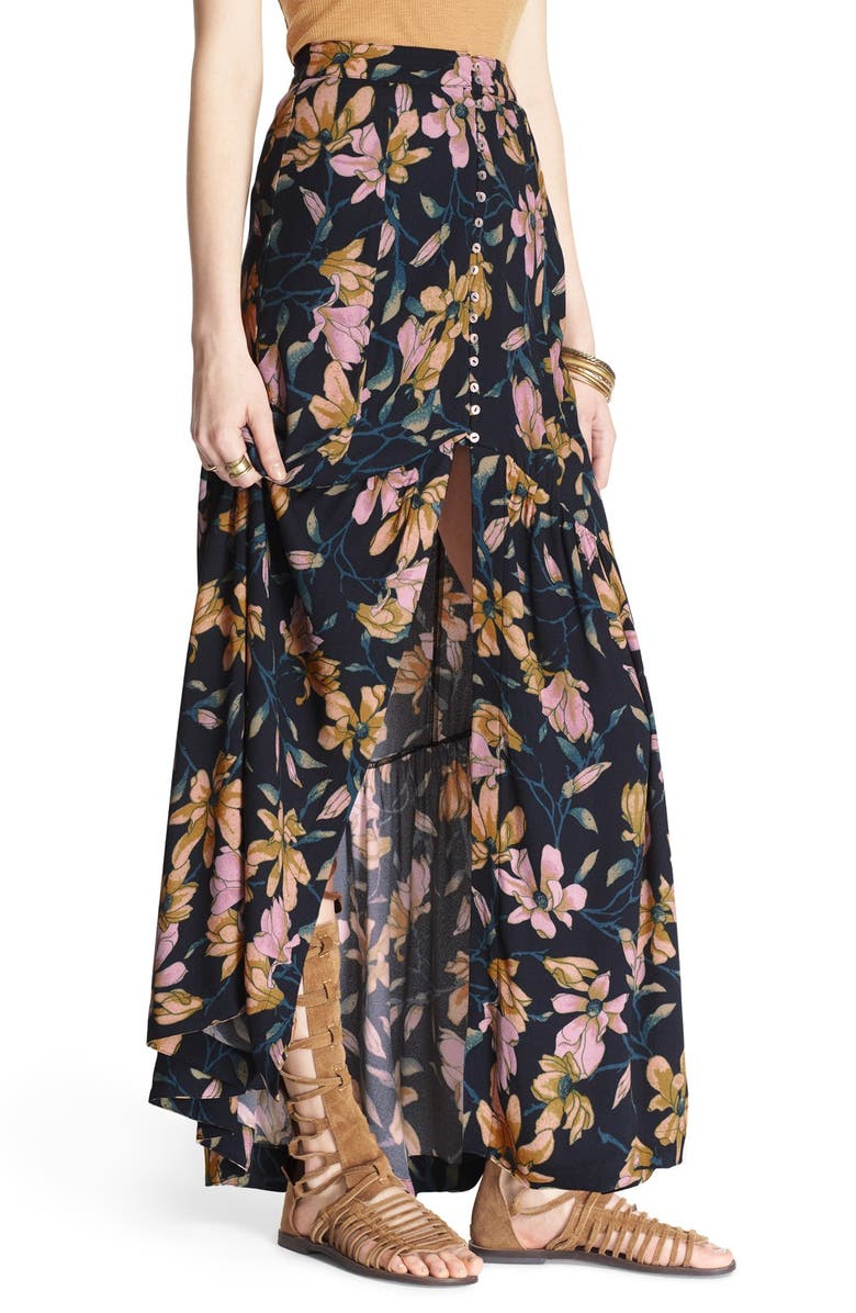 Free People 'Smooth Sailing' Maxi Skirt, Alternate, color, 