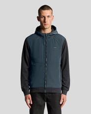 Lyle & Scott Half Raglan Hybrid Hoodie
