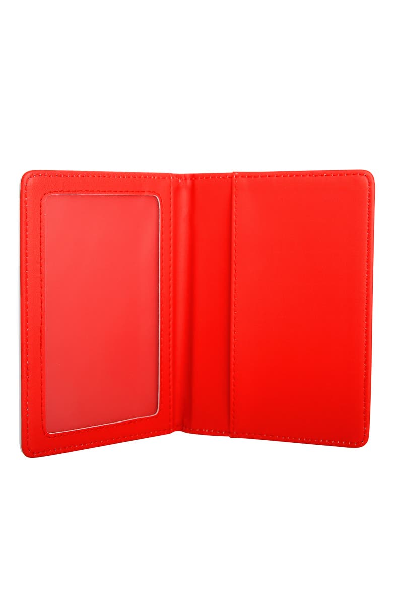 Disney Mickey & Minnie Passport Holder, Alternate, color, White, Red, Black