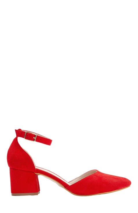 Marcelle Low Block Heel Pumps