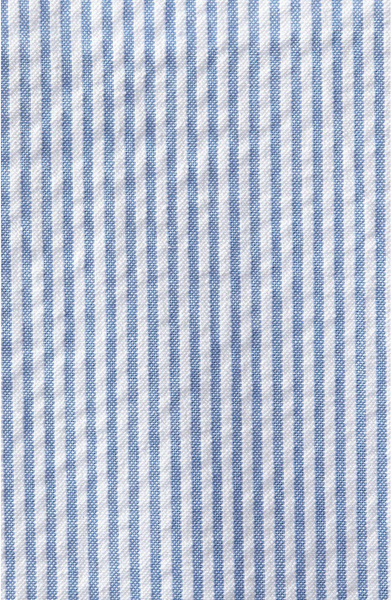 Hope & Henry Boys' Organic Cotton Seersucker Short, Infant, Alternate, color, Blue Seersucker