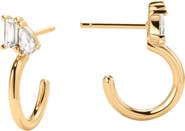 MADE BY MARY Toi et Moi Hoop Earrings