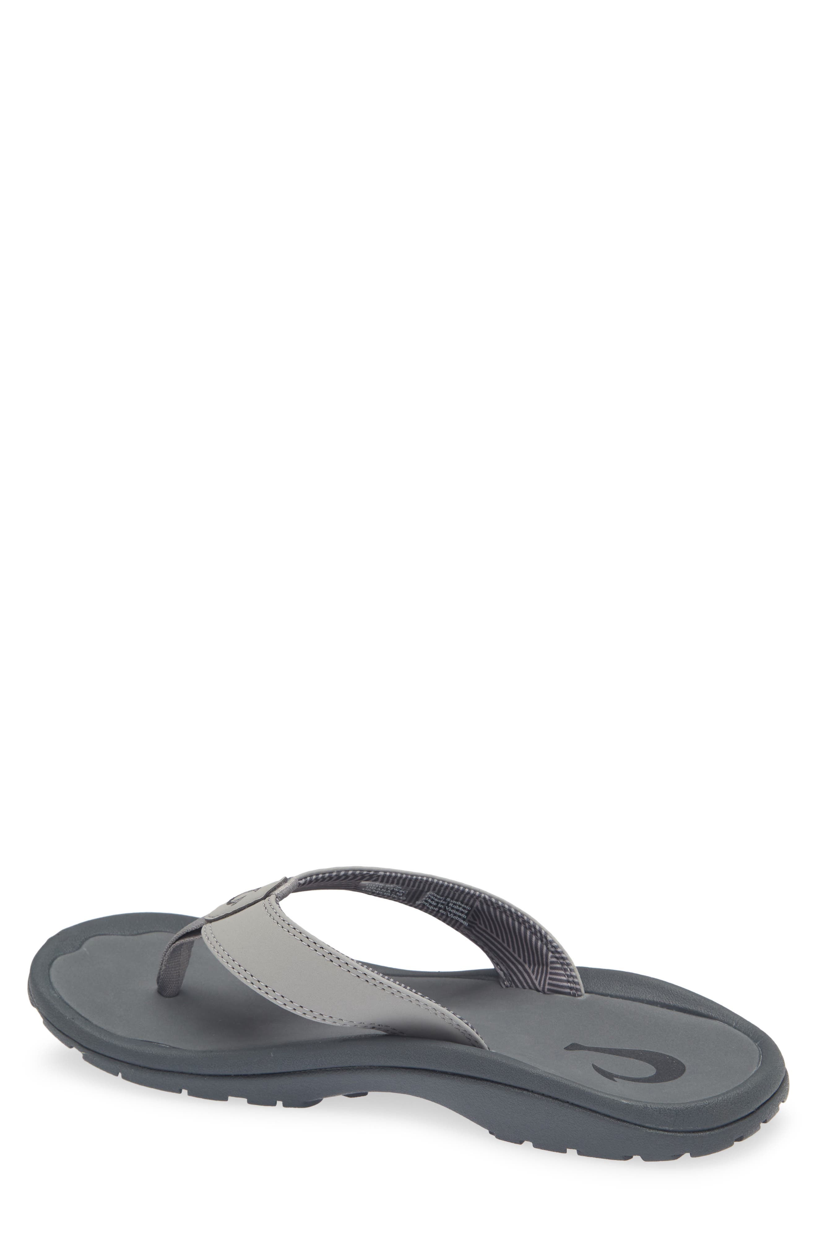 Ohana Flip Flop, Alternate, color, SHARKSKIN/ DK SHADOW