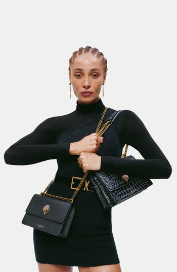 Kurt Geiger London Shoreditch Crocodile Embossed Leather