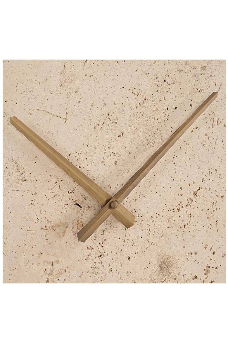 Fusion Natural Wall Clock, Alternate, color, NO COLOR