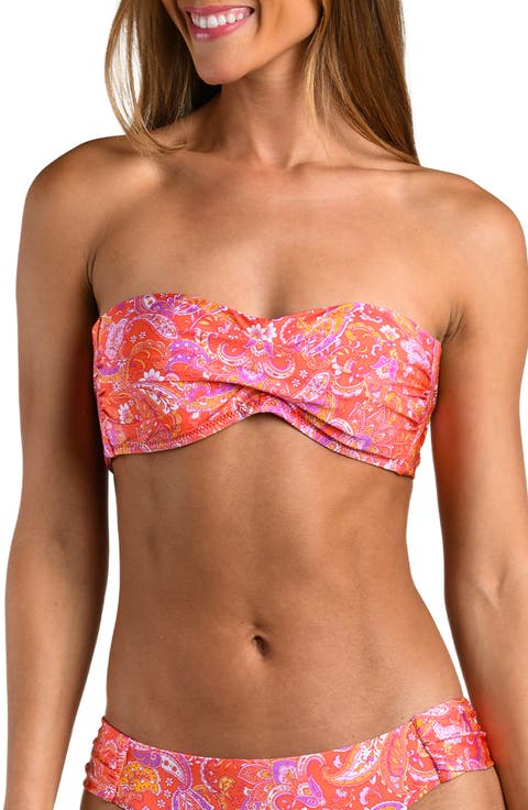 Paisley Daze Bandeau Bikini Top