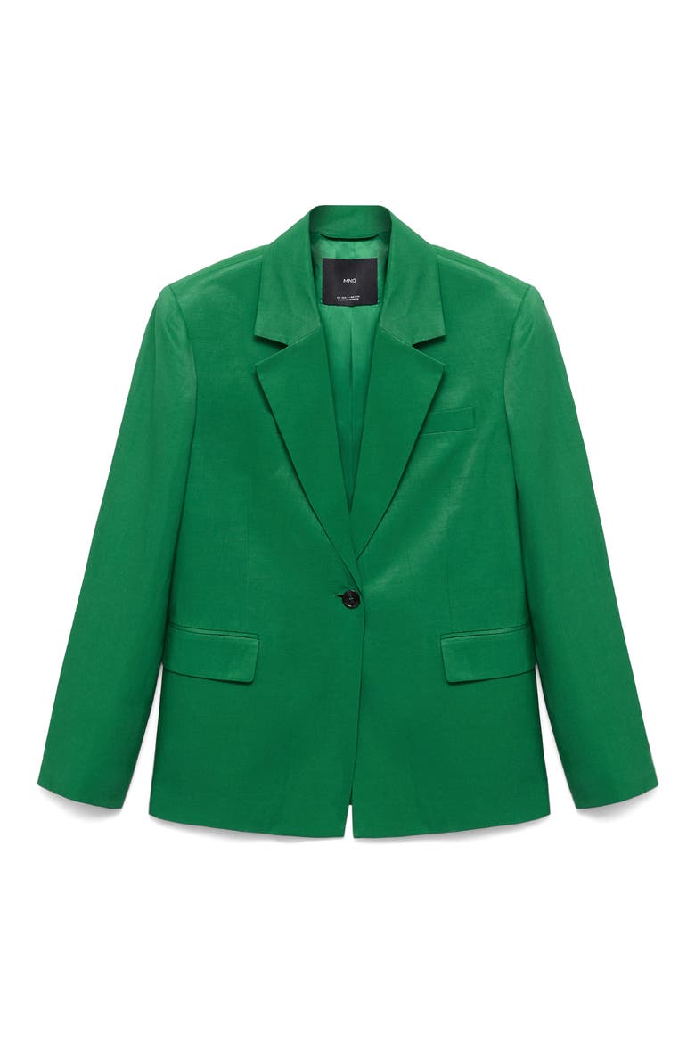 Otero One-Button Blazer, Alternate, color, GREEN