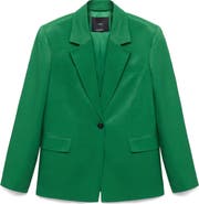 MANGO Otero One-Button Blazer