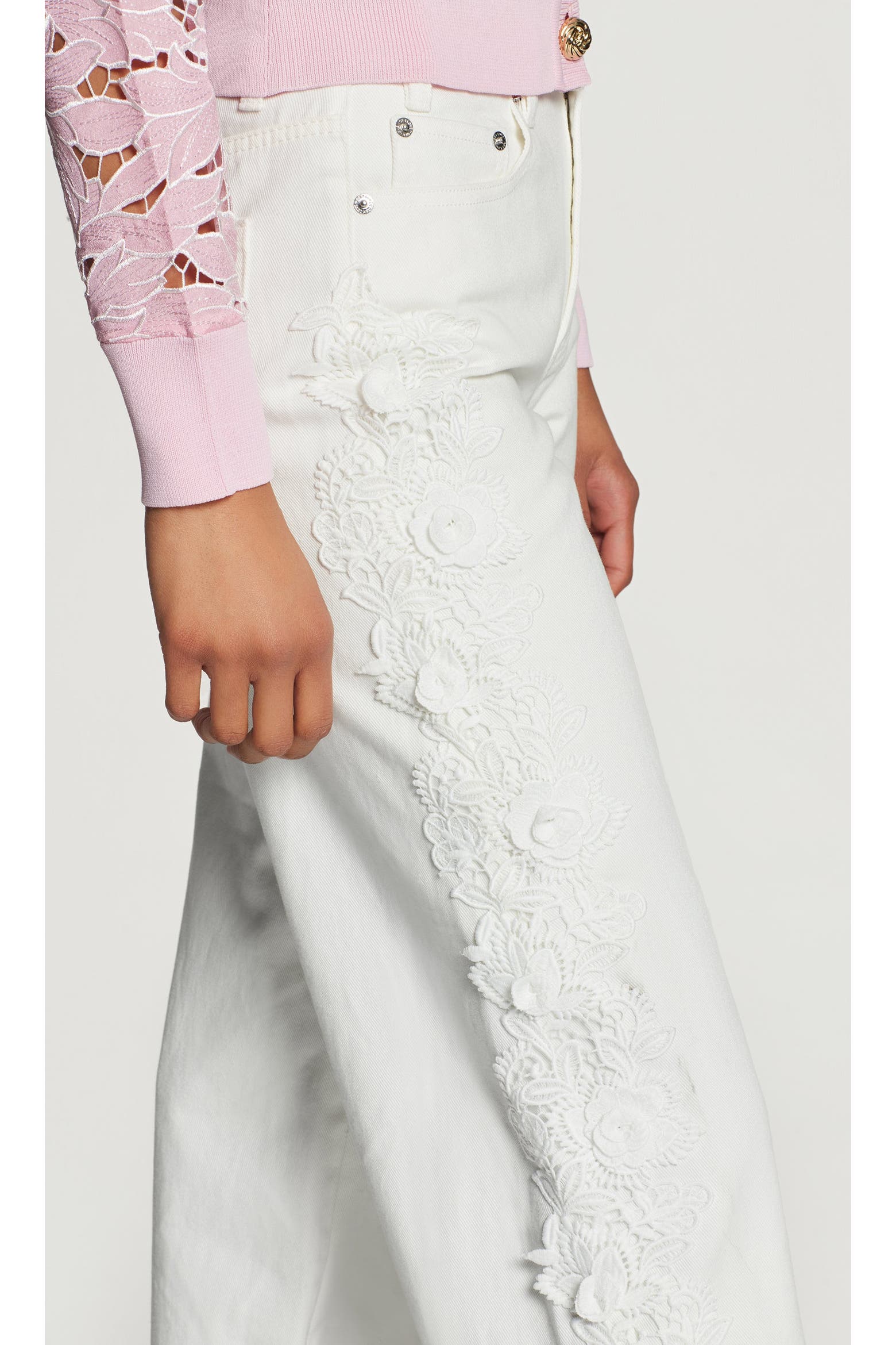Generations Listed In Order Generation Love Esme 3D Lace Combo Jeans (Women) | Nordstrom