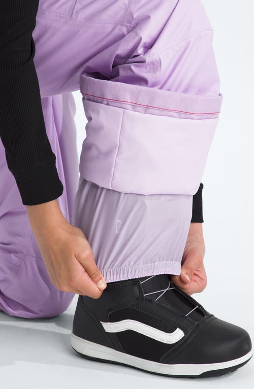 The North Face Kids' Freedom Waterproof Insulated Pants In Purple