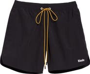 Rhude Classic Logo Nylon Swim Trunks