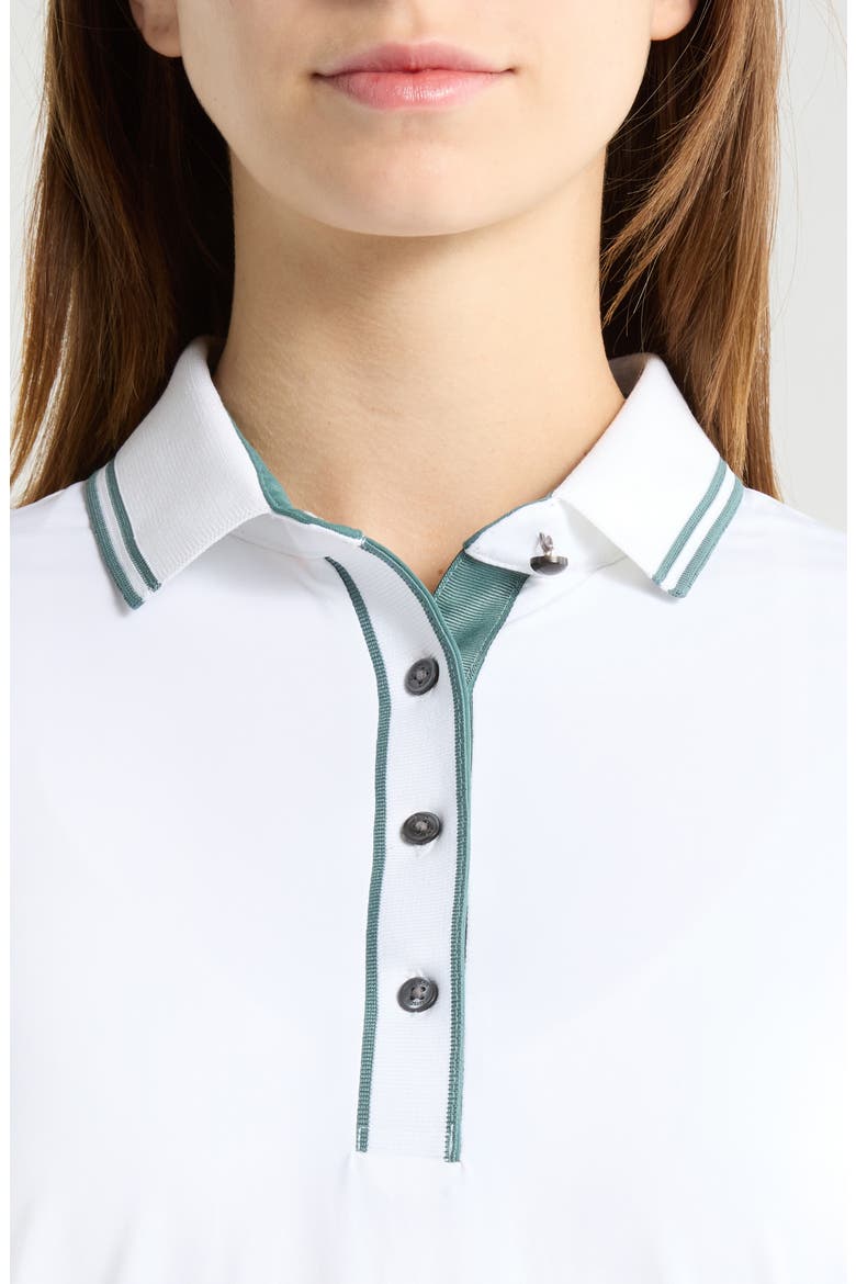 Luxe Scarlett Polo, Alternate, color, ARCTIC
