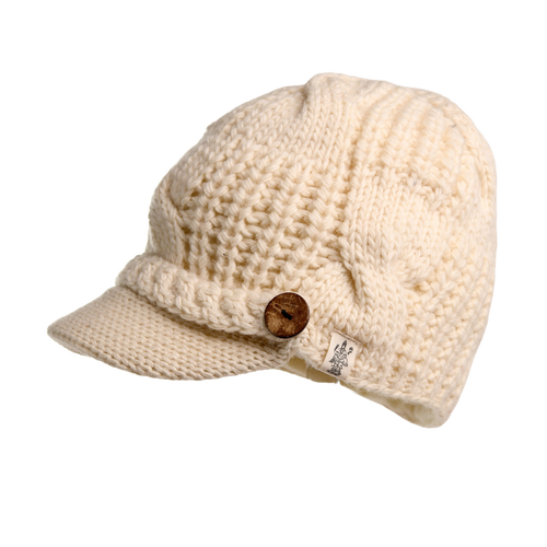 Nirvanna Designs Broadway Hat In White