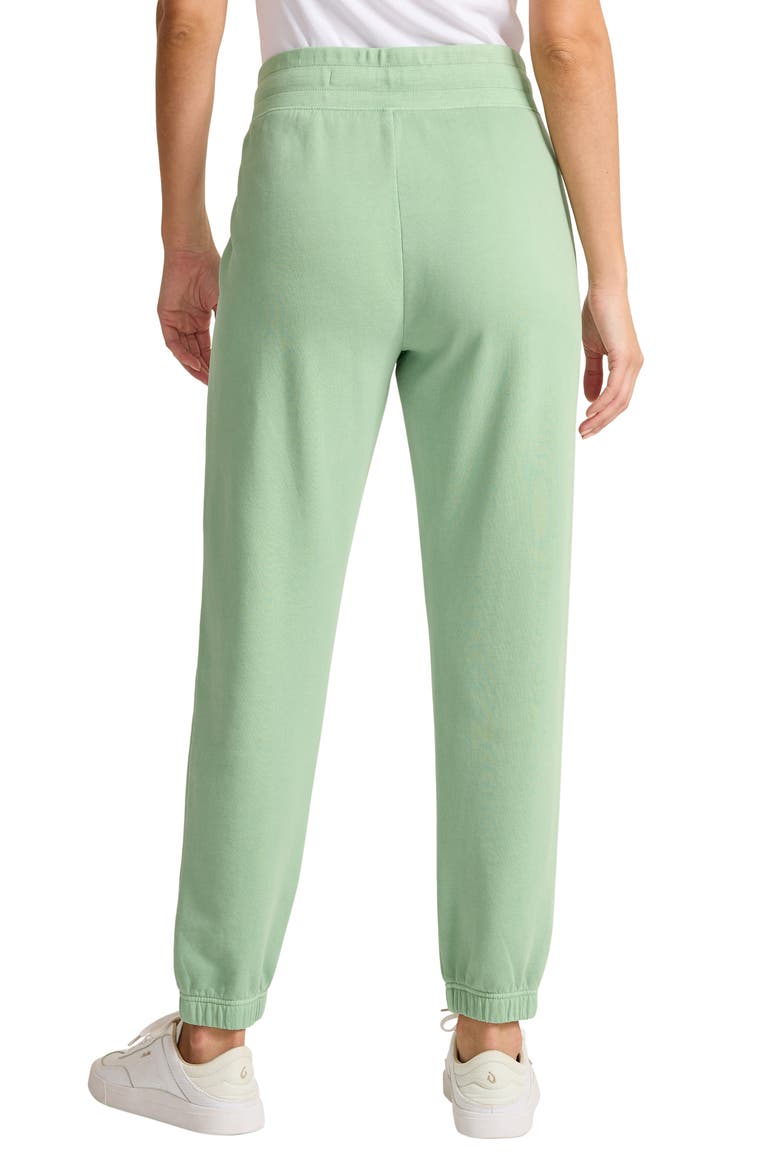 Marina del Mar Cotton Fleece Joggers, Alternate, color, GRANITE GREEN
