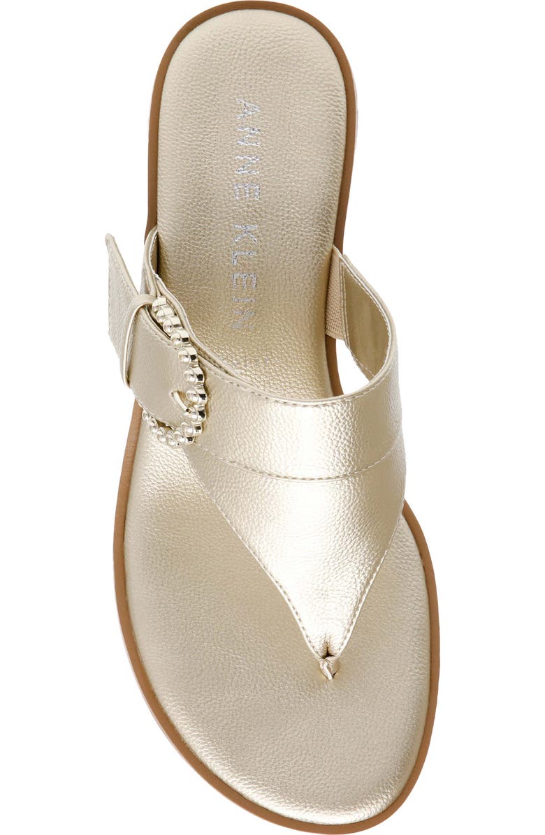 Anne Klein Thessy Sandal, Alternate, color, Platinum