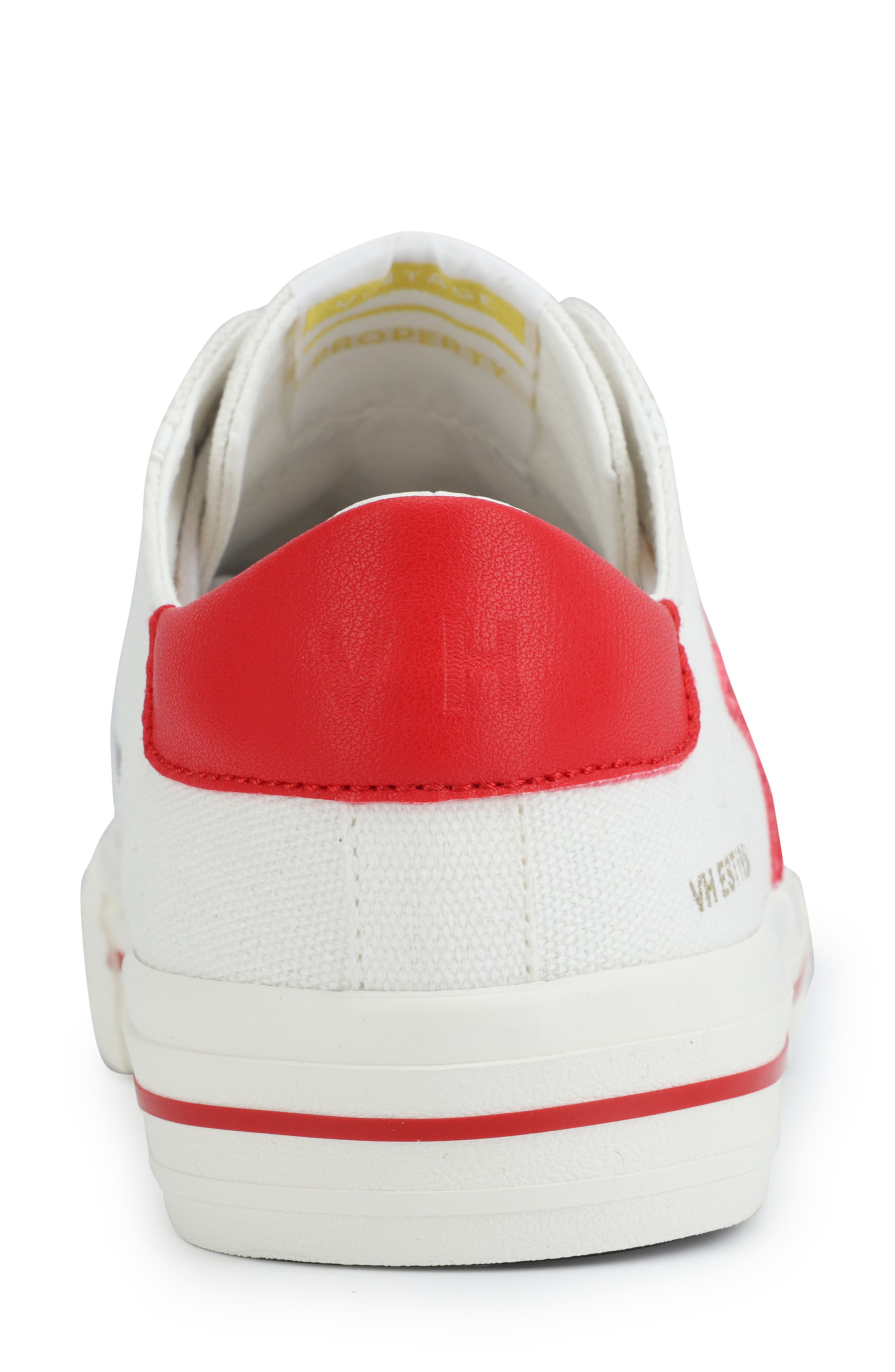 Alive Camo Sneaker, Alternate, color, WHITE/ RED MULTI