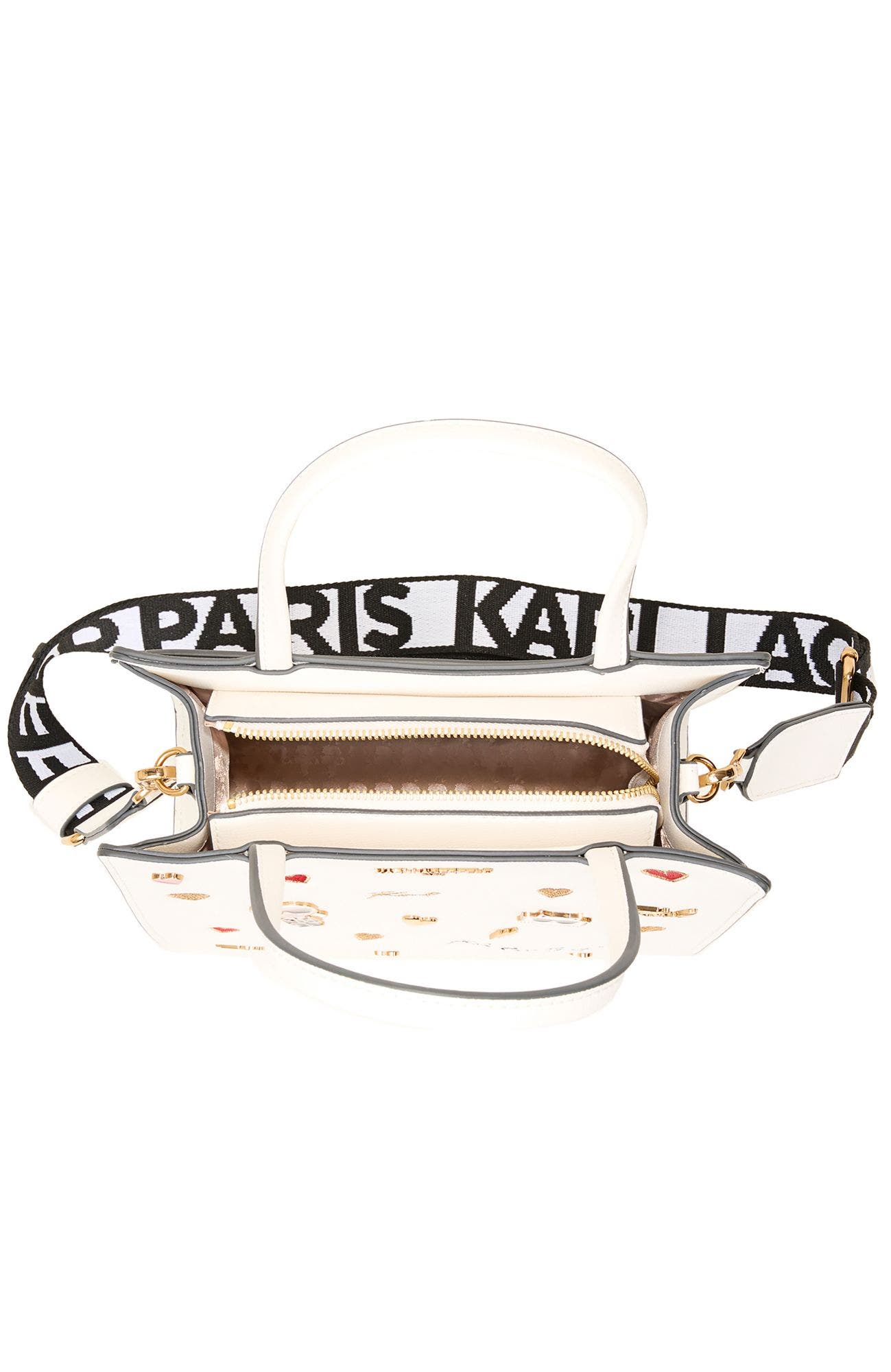 Maybelle Satchel, Alternate, color, Multi/White