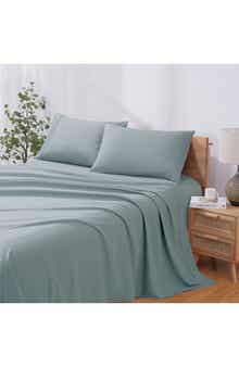 Solid 4-Piece Microfiber Sheet Set