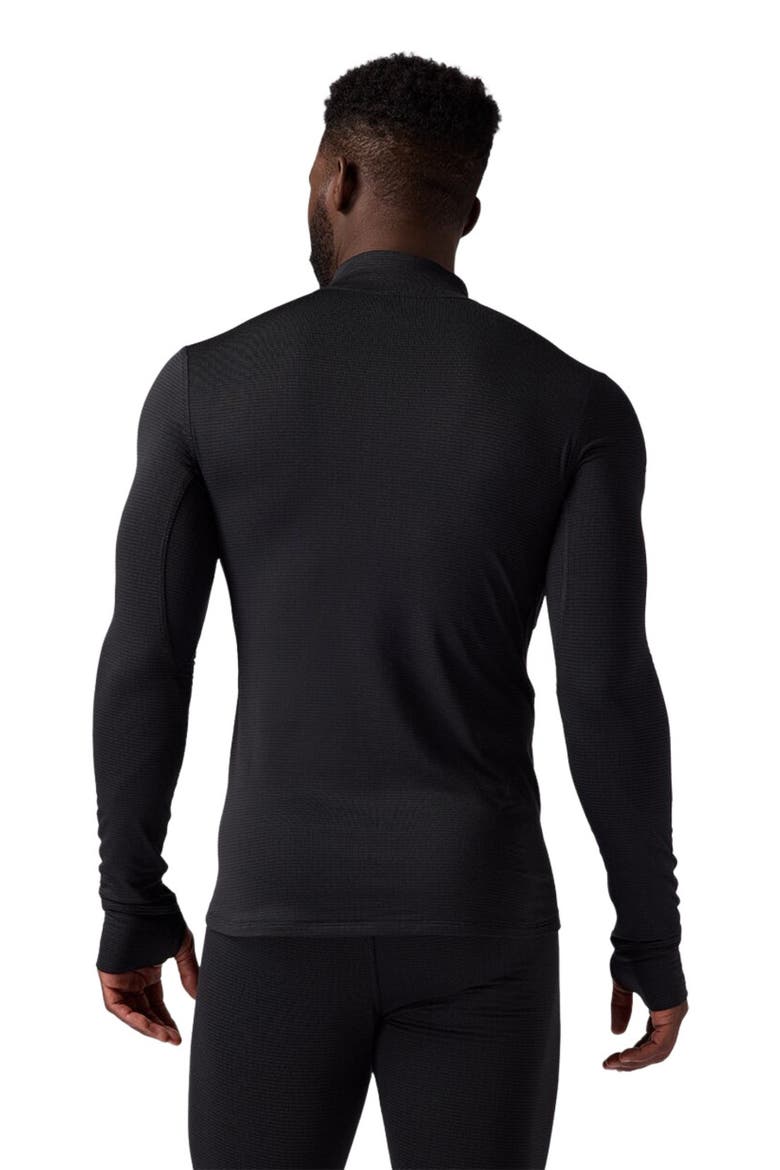 Pines Micrrid Ultra-Lt Baselayer 1/4-Zip Top - Men's, Alternate, color, Black