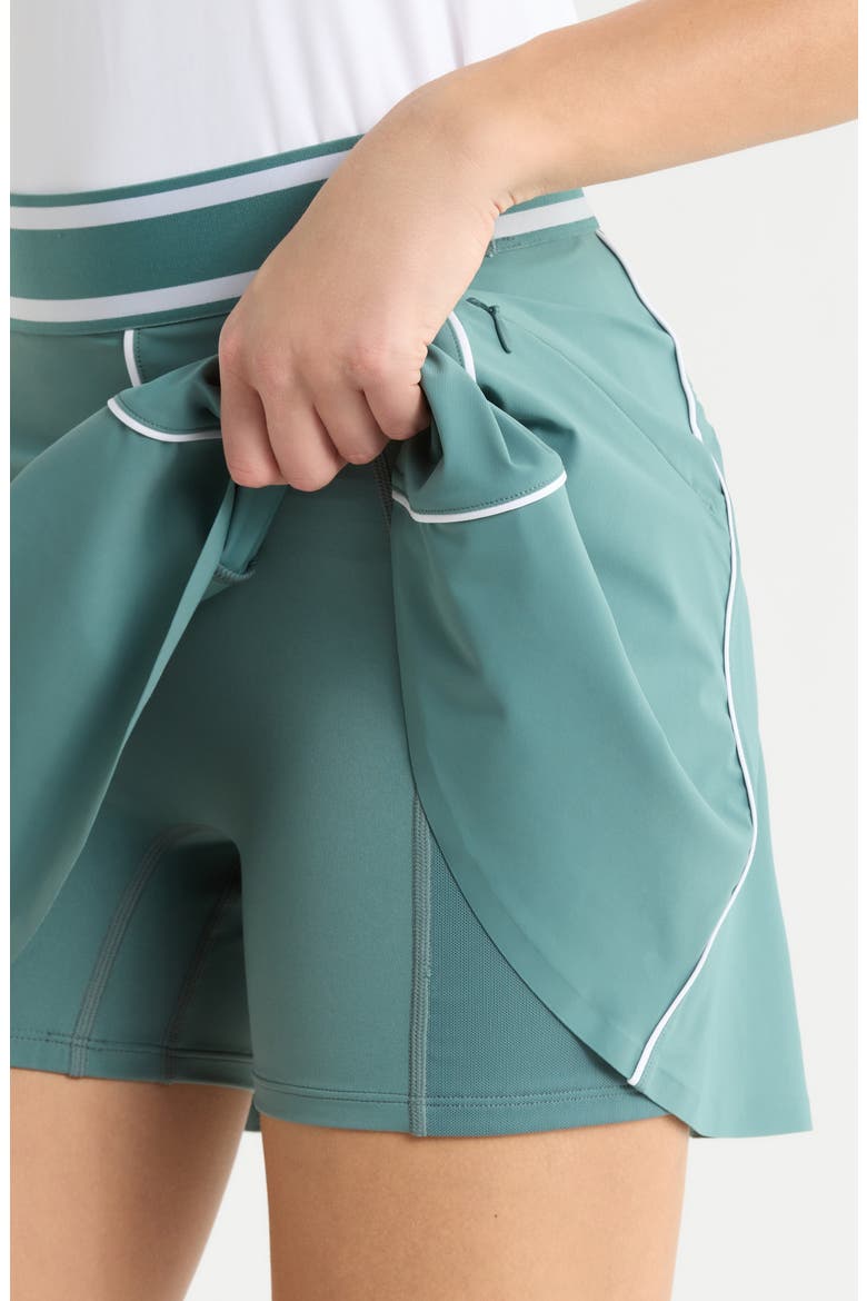 Phoenix Flare Miniskirt, Alternate, color, MARSH