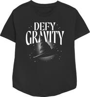 Wicked Women's Wicked Defy Gravity Witch Hat Graphic T-Shirt