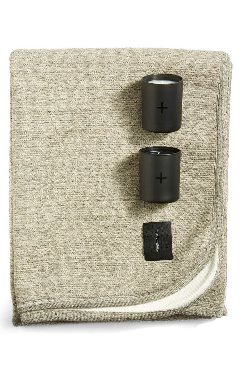 wings + horns 'Horns' Candle, Alternate, color, 