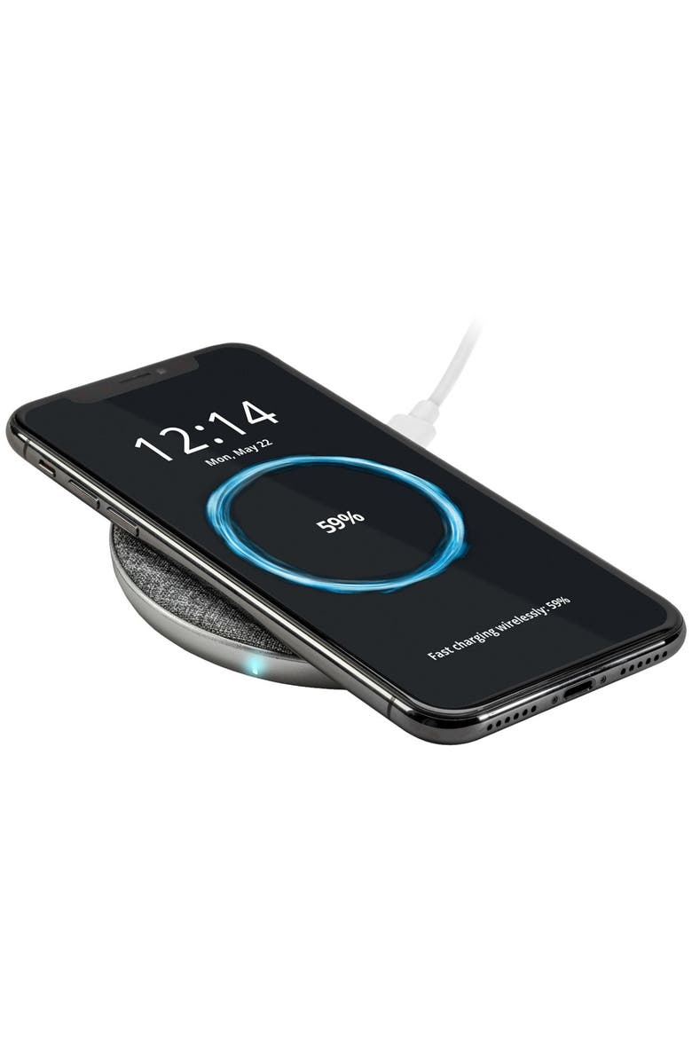 Ventev wireless chargepad plus 10W, Alternate, color, Gray