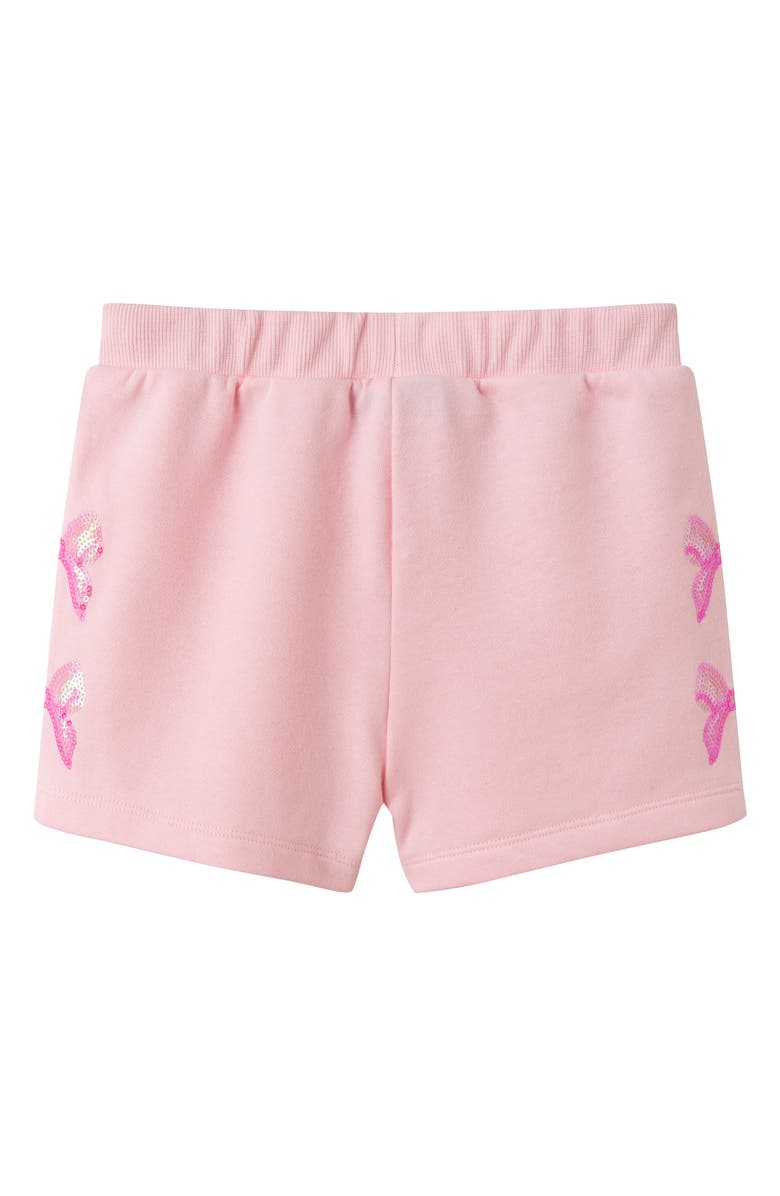 Andy & Evan Kids' French Terry Graphic Top & Shorts Set, Alternate, color, Pink Cherry