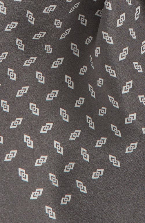 Ralph Lauren Purple Label Geo Pattern Silk Neckerchief