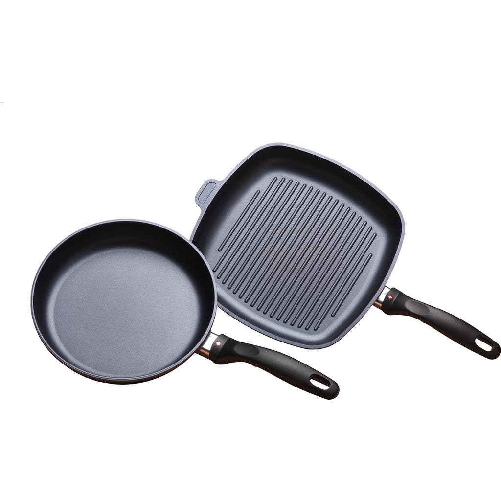 Swiss Diamond 2 Piece Cookware Set - Fry Pan and Grill Pan in Black  product