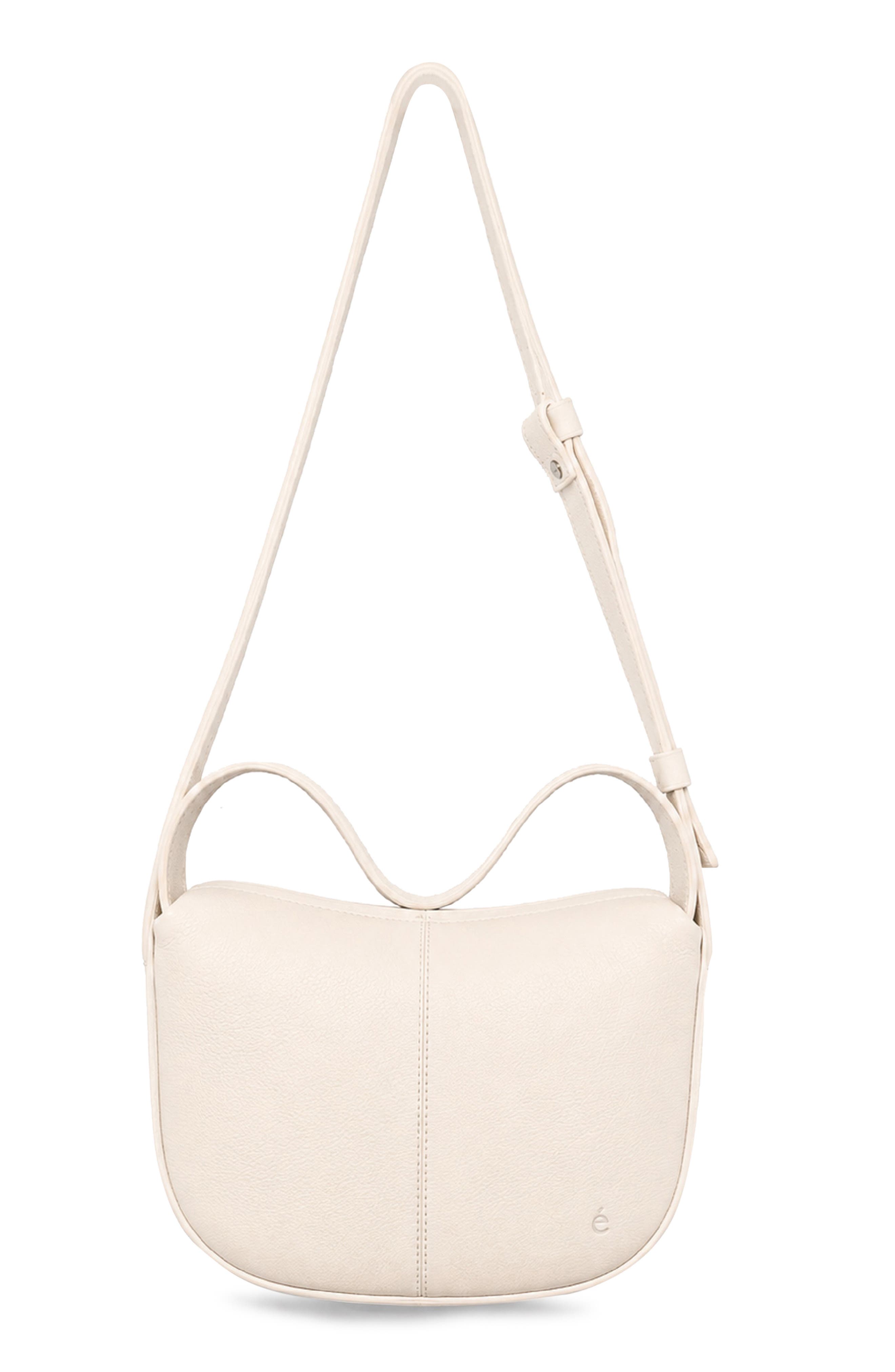 Peggy Leather Crossbody Bag, Alternate, color, WARM WHITE