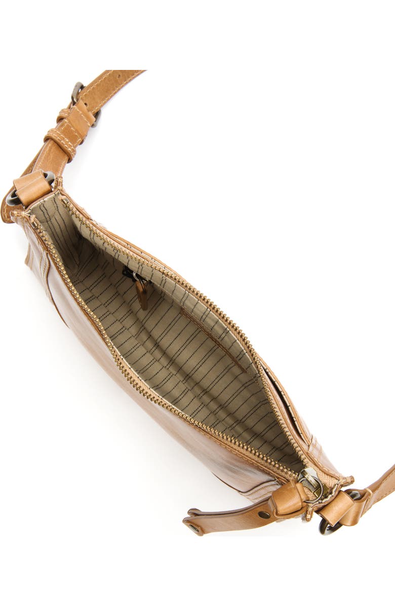 Frye Melissa Leather Crossbody Bag, Alternate, color, Beige