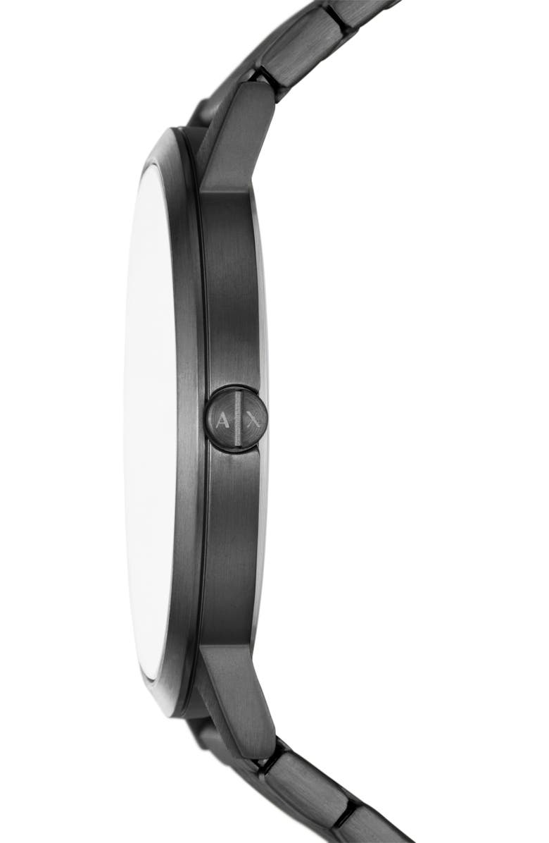 AX Armani Exchange Bracelet Strap Watch, 40mm, Alternate, color, Black