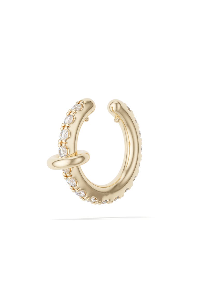 Elara SG Diamond Ear Cuff, Main, color, YELLOW GOLD