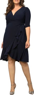 Kiyonna Whimsy Wrap Dress