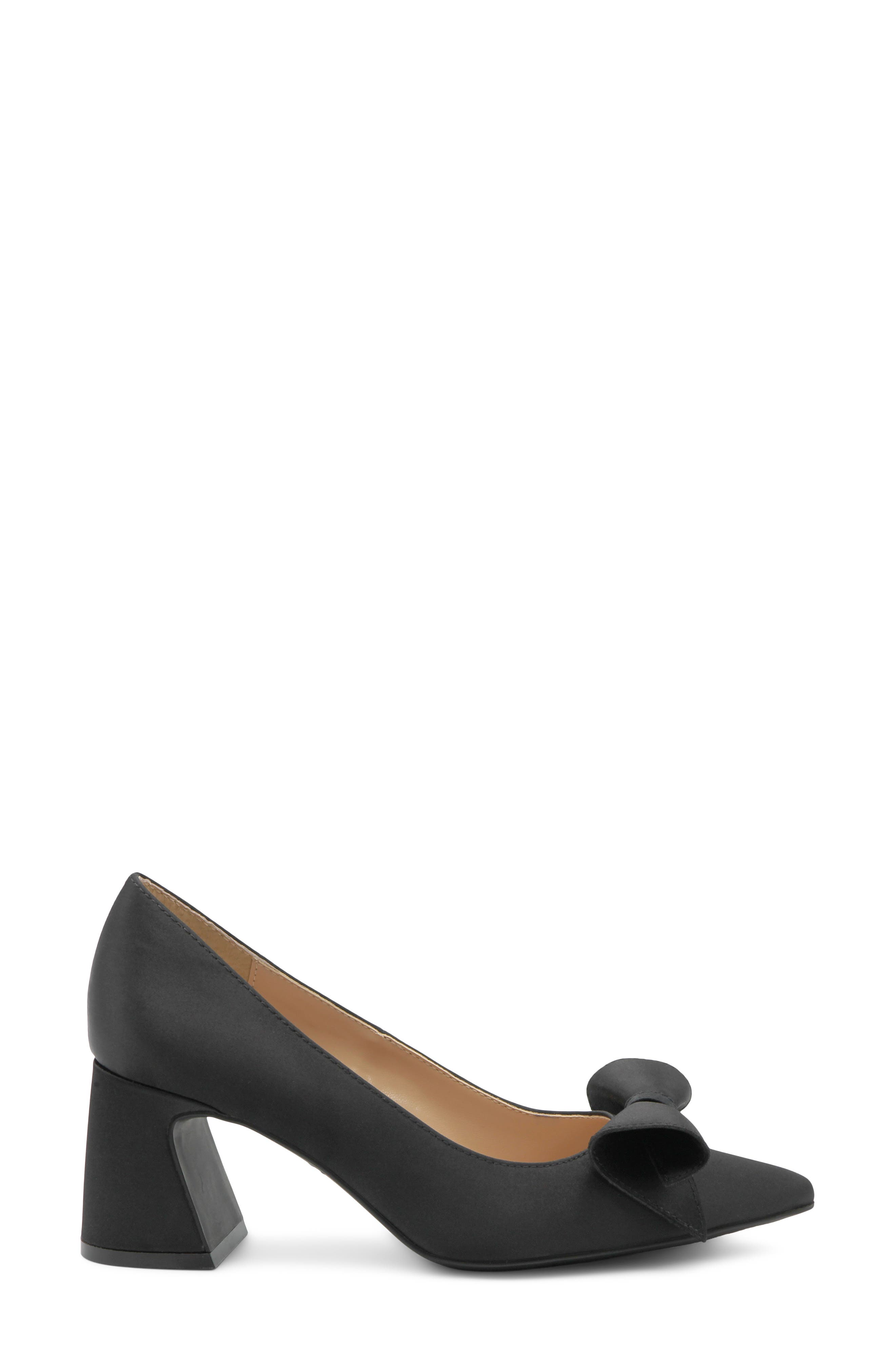 Antonia Pointed Toe Pump, Alternate, color, BLACK
