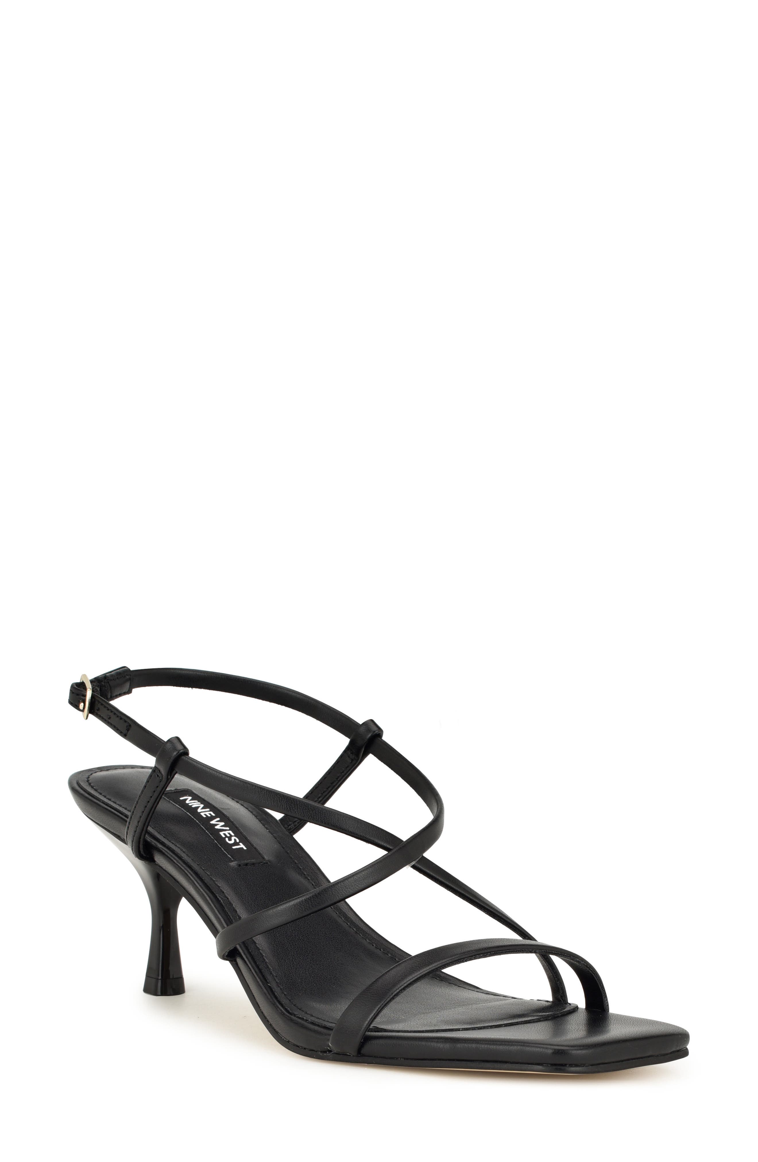 Nine West Haya Slingback Sandal, Main, color, Black