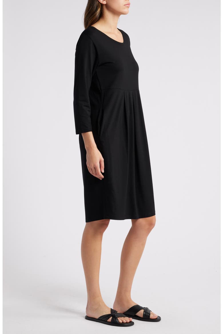 Noma Long Sleeve Jersey Dress, Alternate, color, BLACK