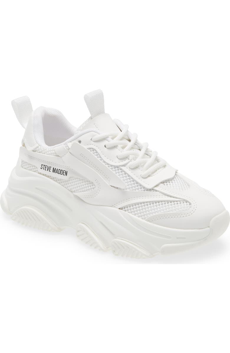 Steve Madden Possession Sneaker, Main, color, White