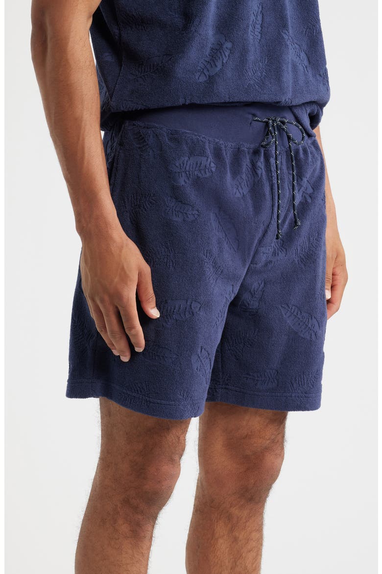 Shadow Hibiscus Lounge Shorts, Alternate, color, NAVY HIBISCUS