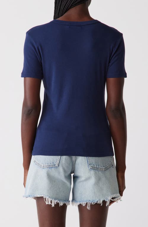 Michael Stars Mady Crew Neck T-shirt In Nocturnal
