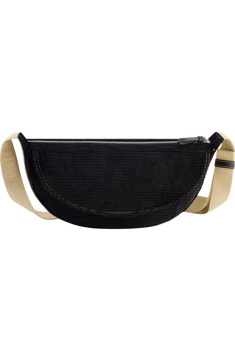 True Religion Corduroy Crossbody Bag, Alternate, color, Black