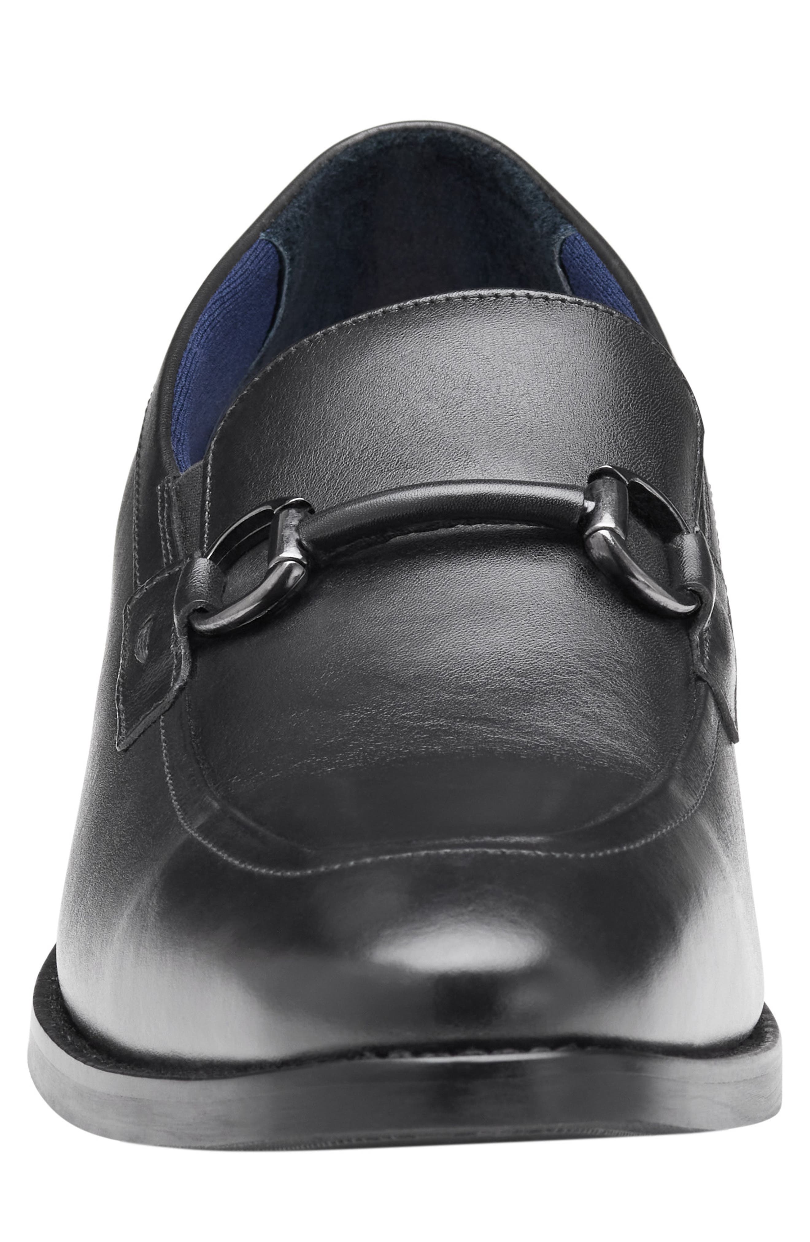 Johnston & Murphy XC Flex Landry Loafer, Alternate, color, Black Full Grain