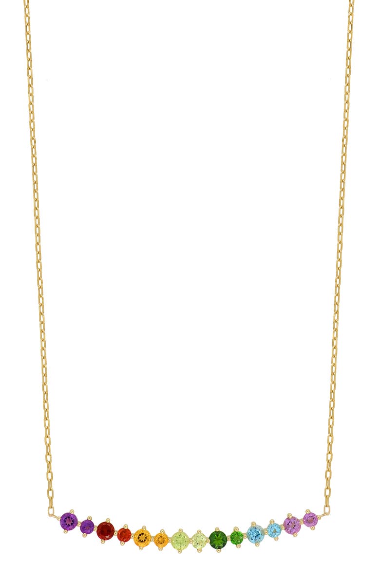 Bony Levy 14K Gold Bar Pendant Necklace, Main, color,