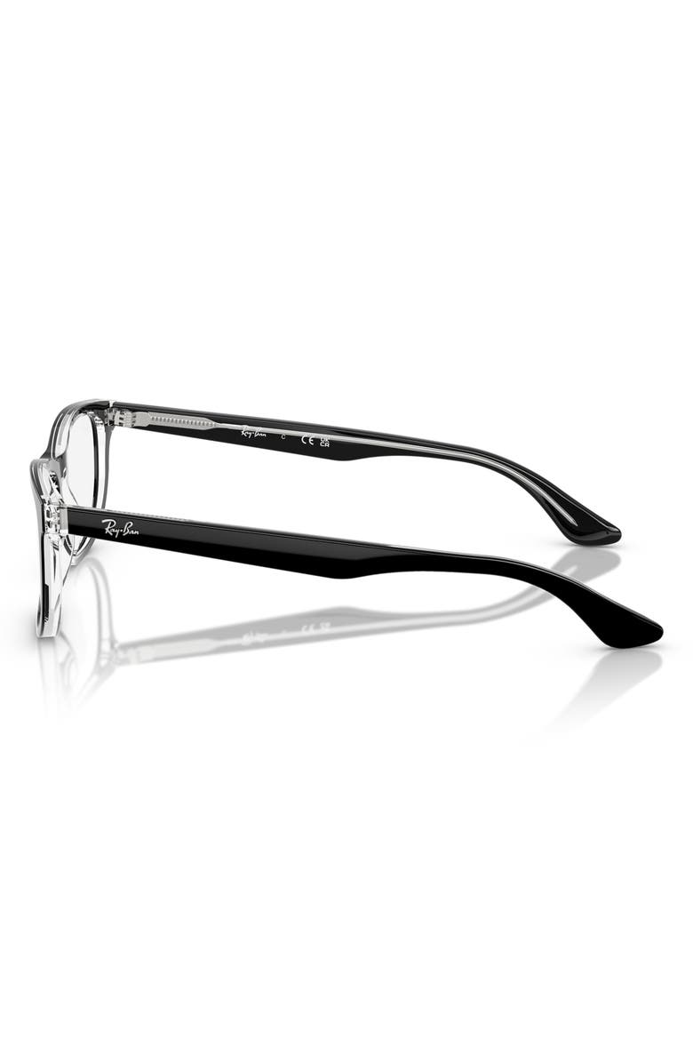 Ray-Ban Kids' 46mm Pillow Optical Glasses, Alternate, color, Black