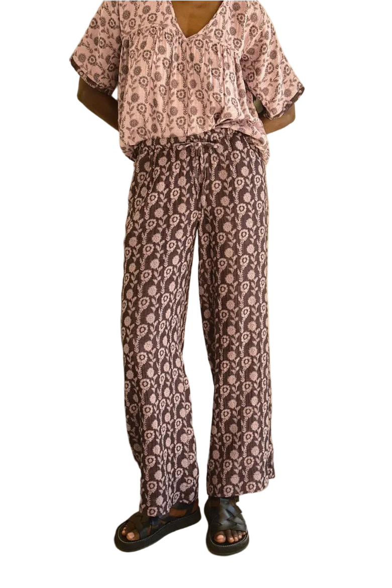 Leone Pull-on Elasticated Drawstring Pants, Main, color, Hydrangea